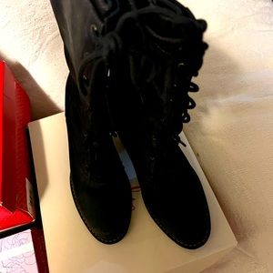 Brand - Indigo Sole knee high 2 inches black